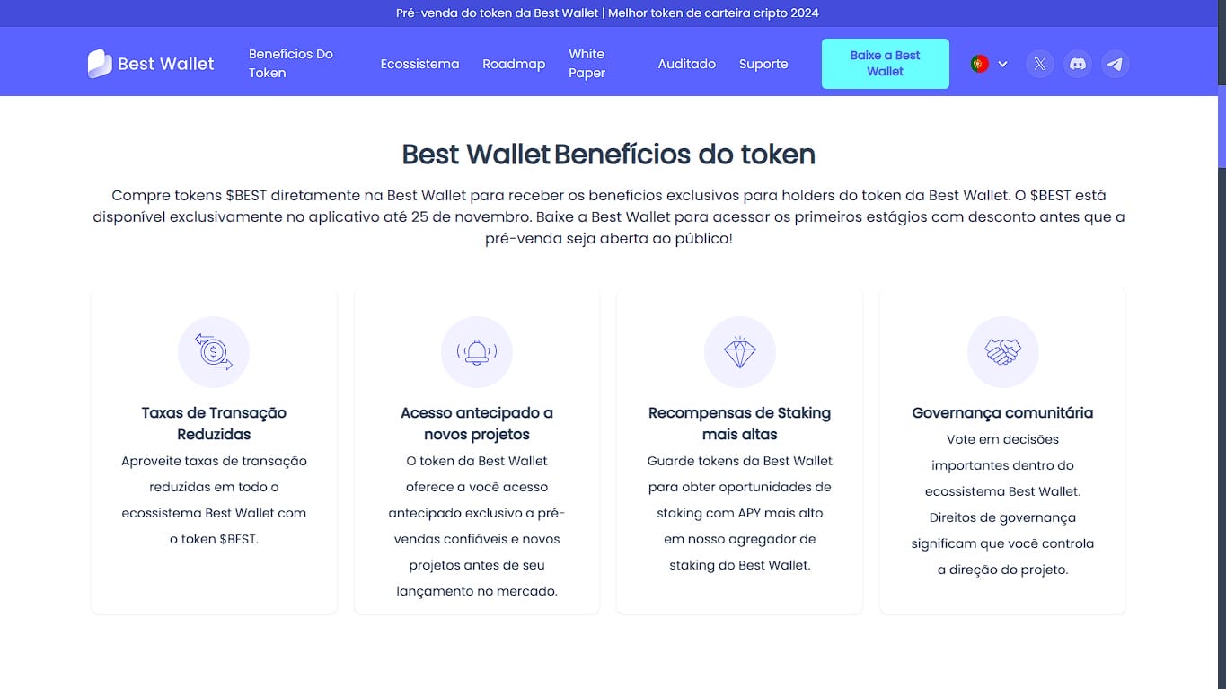 Utilidades do token $BEST