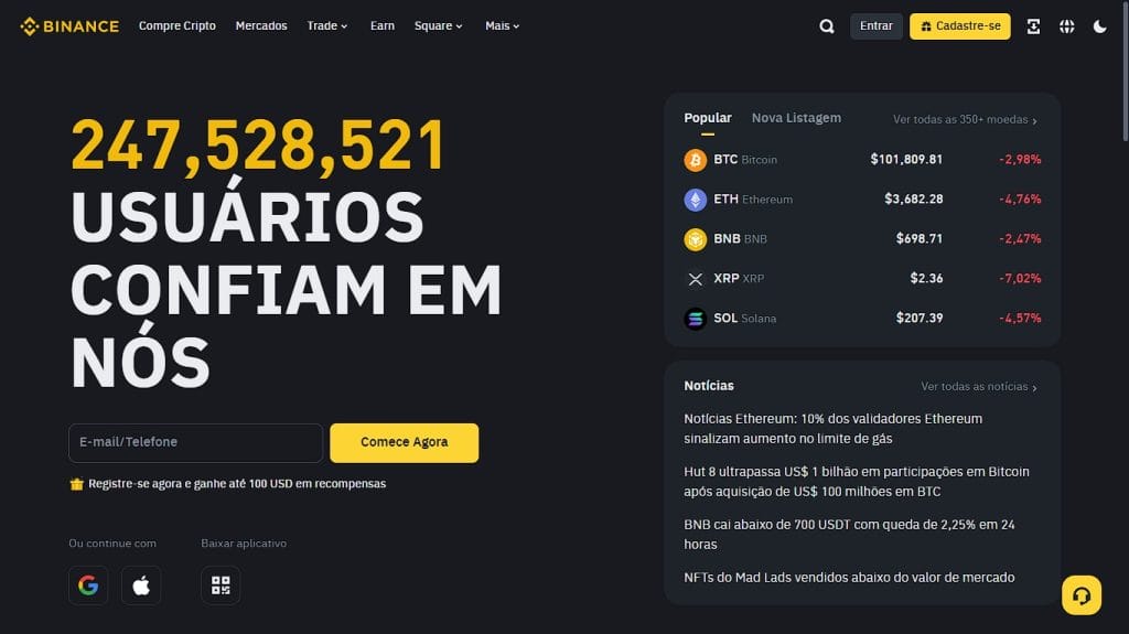 Home page - Binance