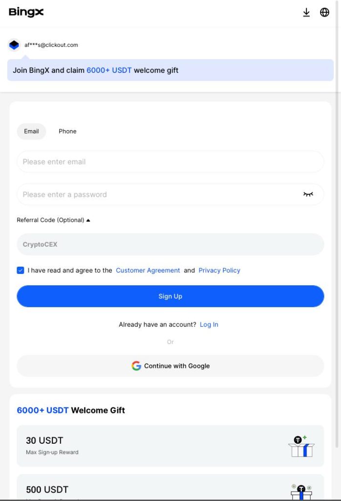 BingX - plataforma para copy trading