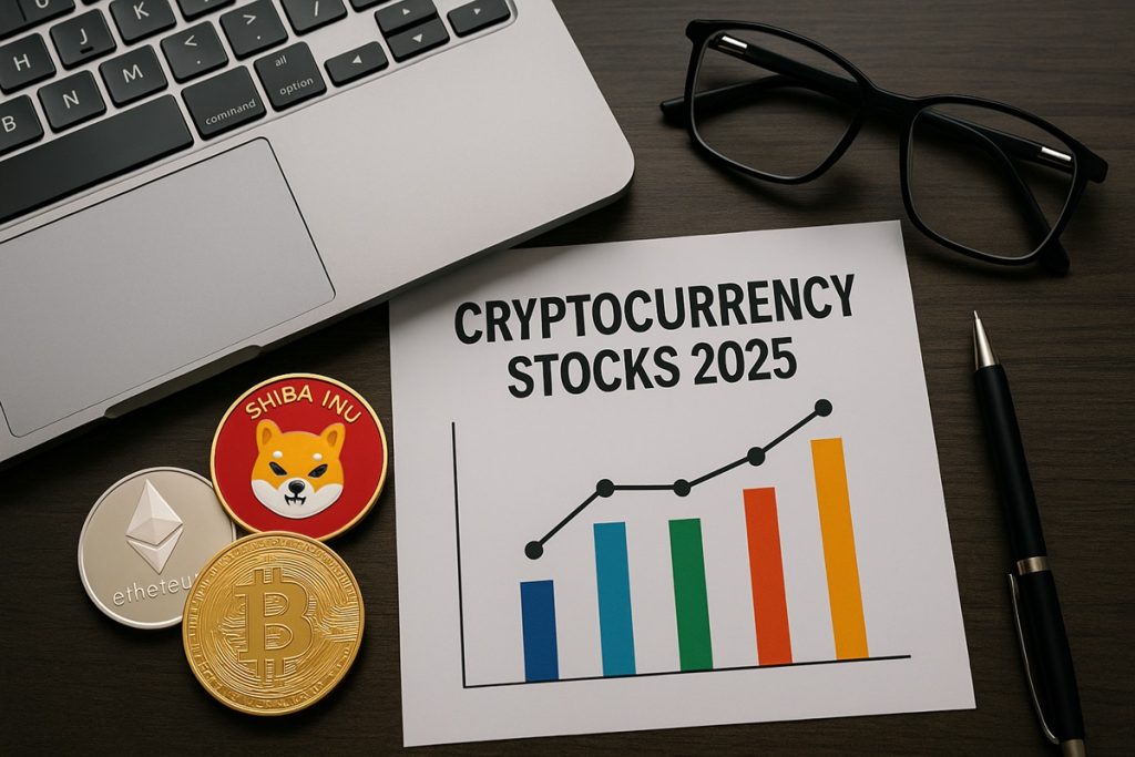 ações de criptomoedas