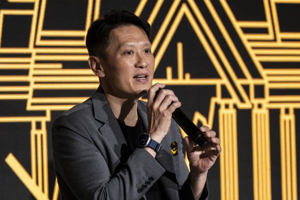 Richard Teng, CEO da Binance, no evento da Binance no Golfo. | Fonte: Bloomberg