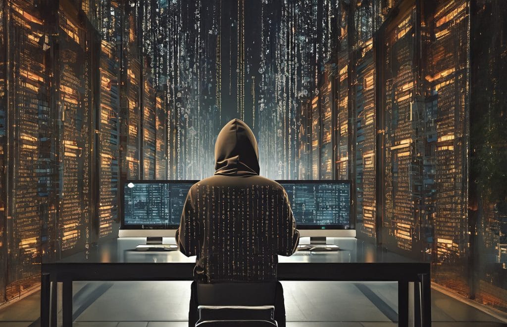 Hacker im Netz