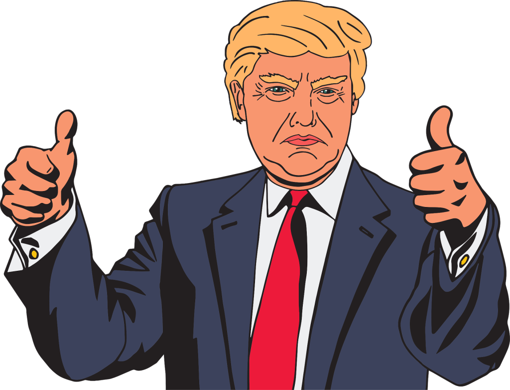 Donald Trump Daumen hoch