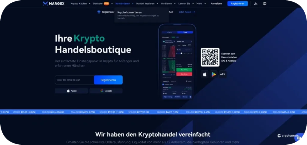 Margex Homepage