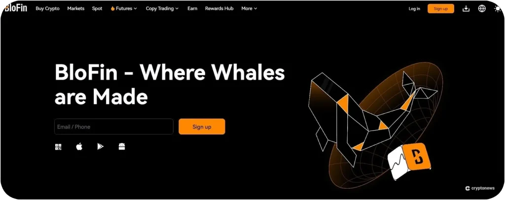 BloFin Homepage