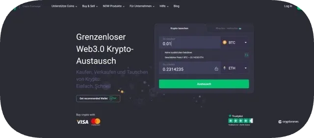 ChangeNow Startseite