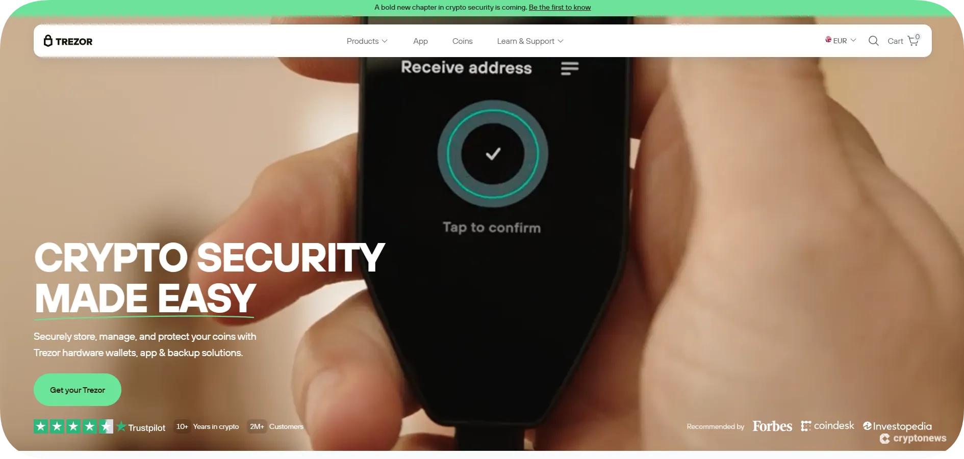 Trezor Homepage