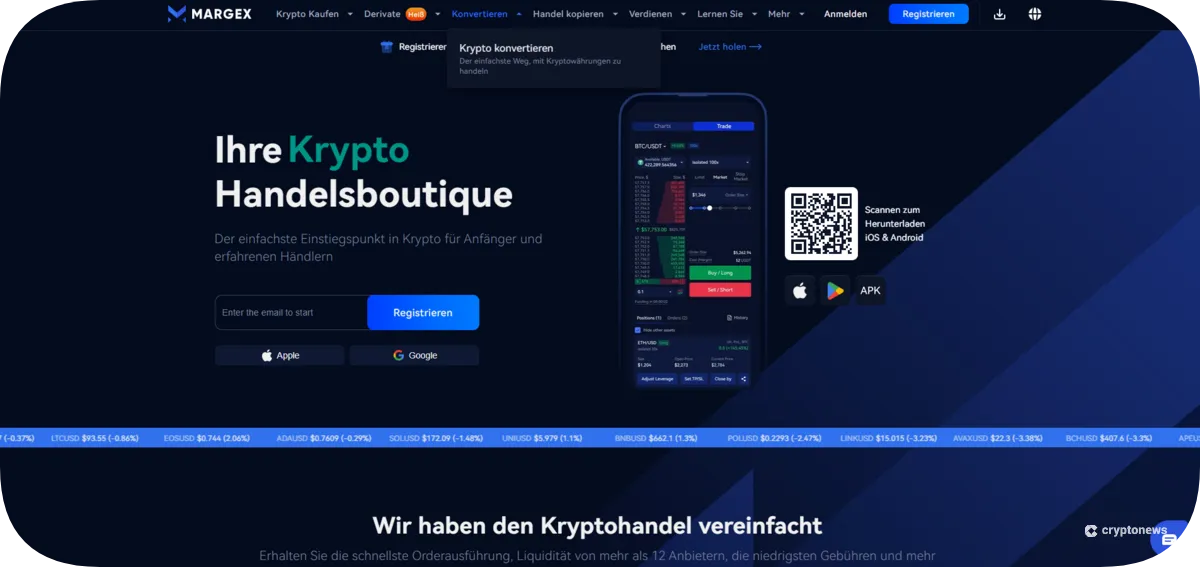Margex Homepage