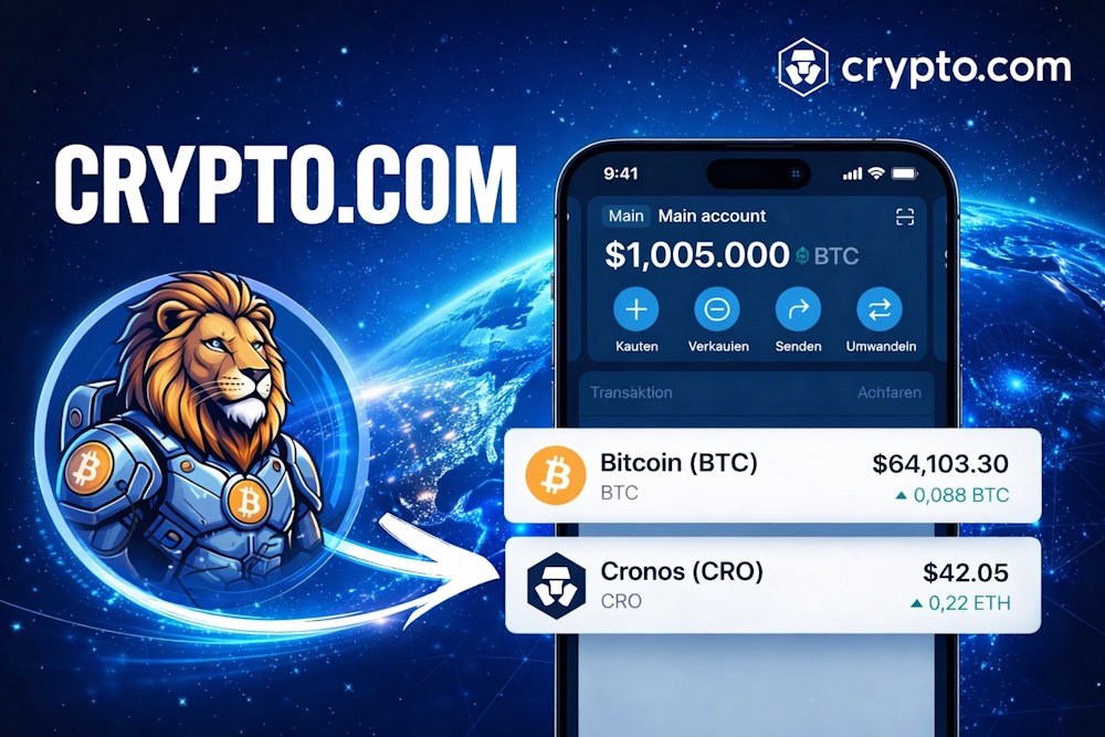 Bitcoin kaufen mit Crypto.com