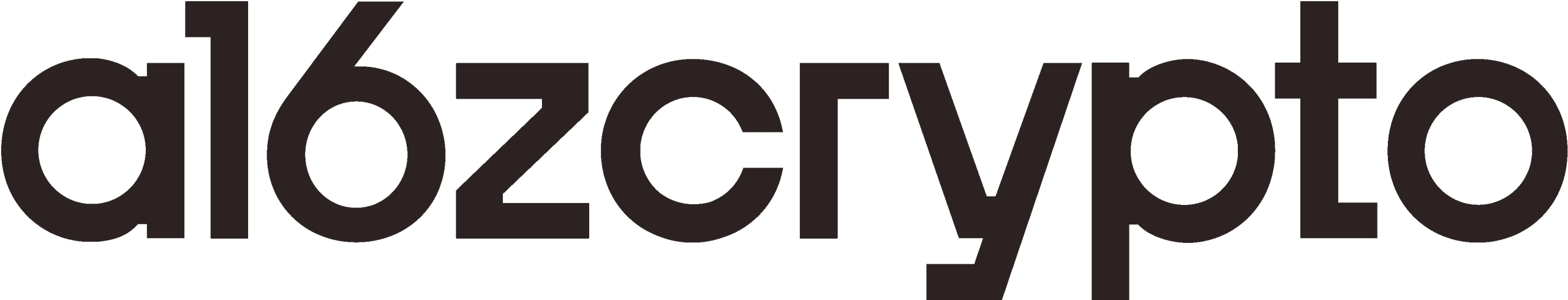 Black a16z crypto logo on a transparent background.