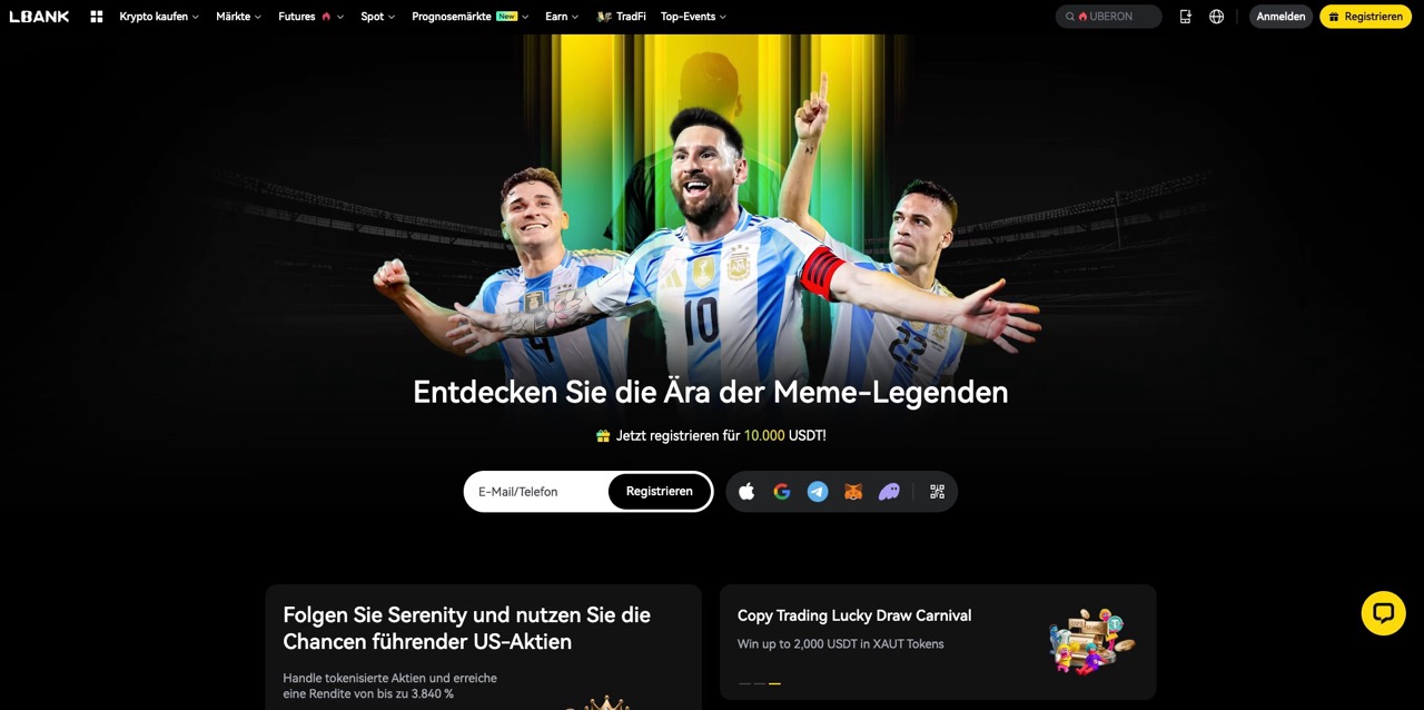 LBank Startseite