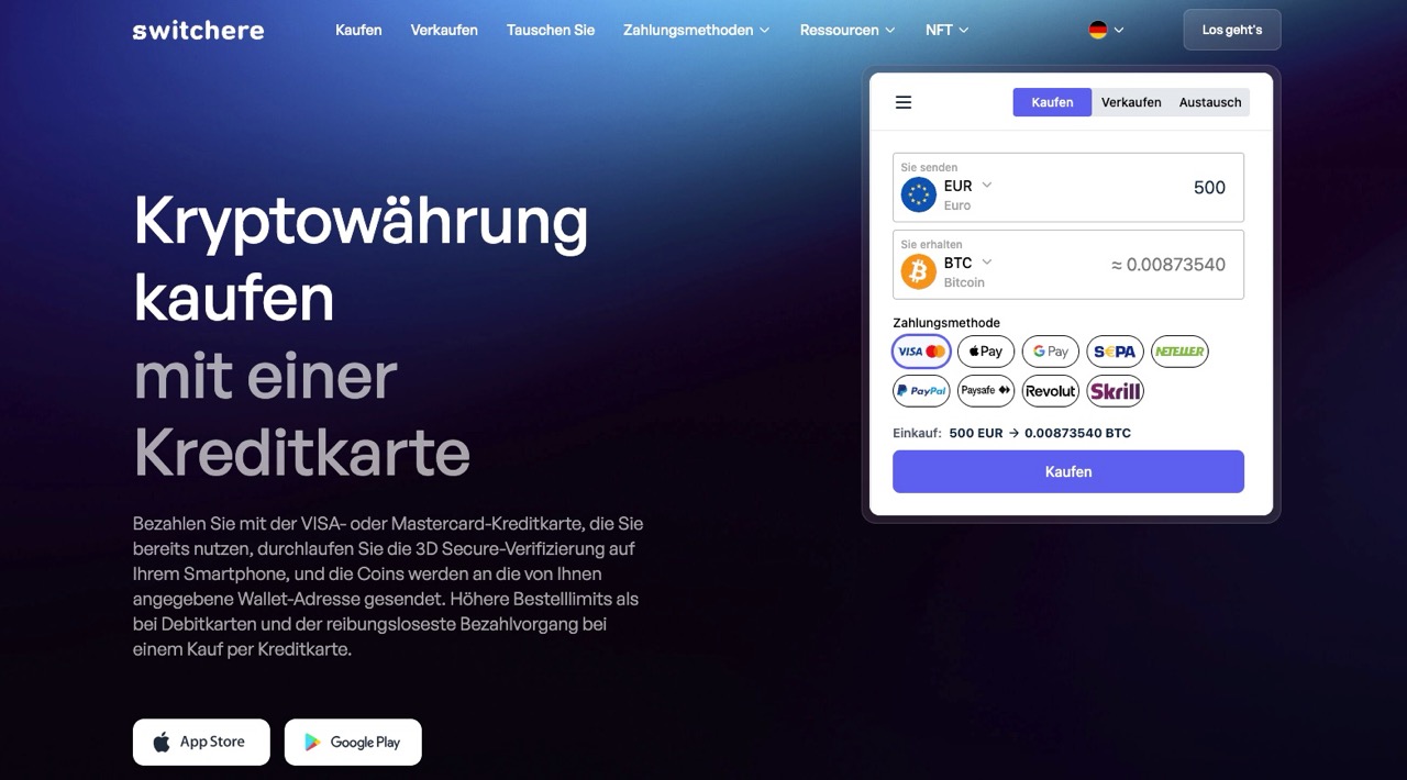 Switchere Startseite