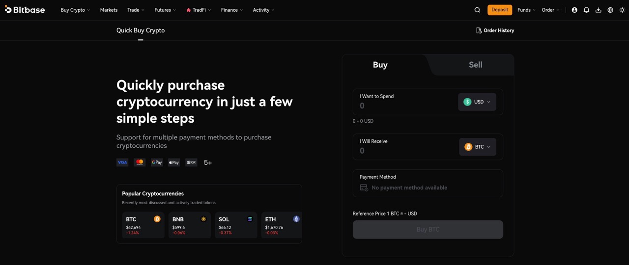 Bitbase Bitcoin kaufen