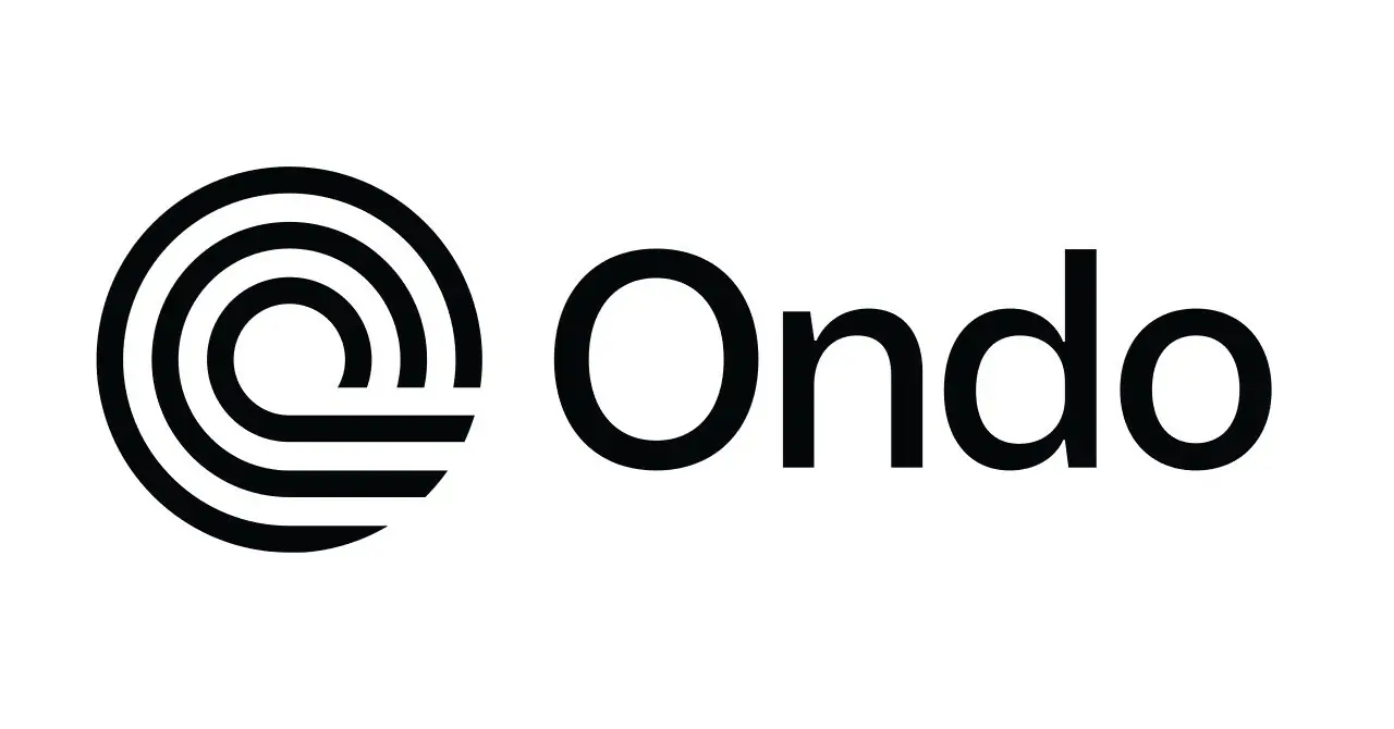 Ondo Finance logo featuring an abstract circular design and the word 'Ondo'.