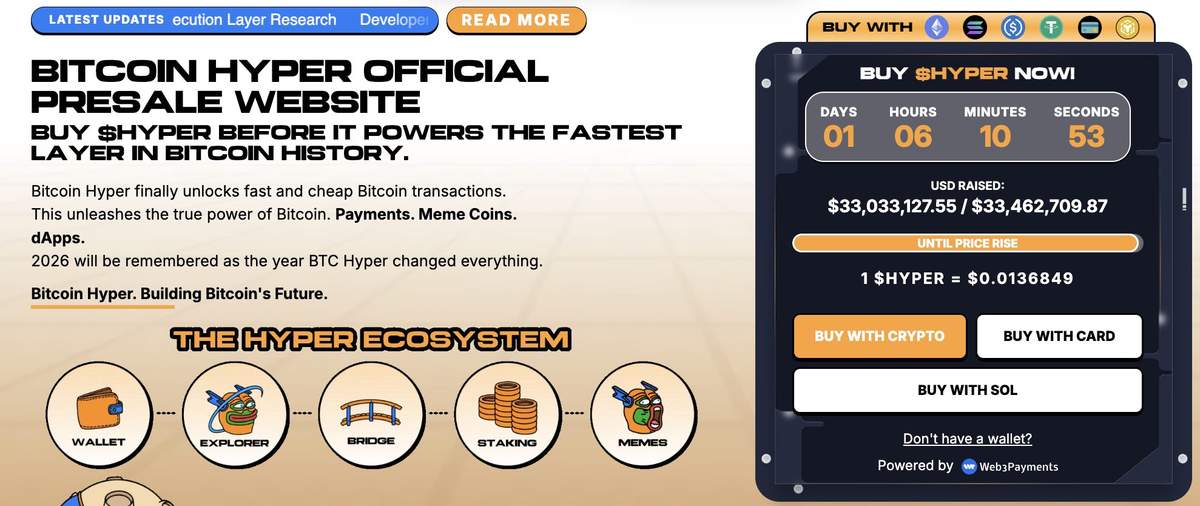 Bitcoin Hyper SVM Layer 2
