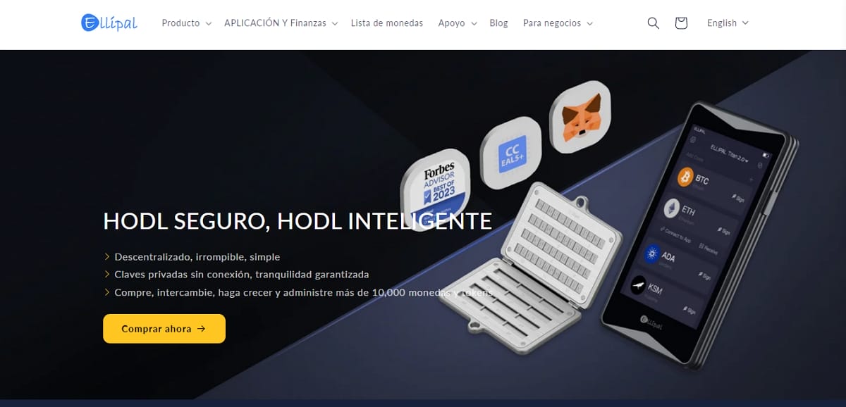 Ellipal – La mejor billetera de hardware