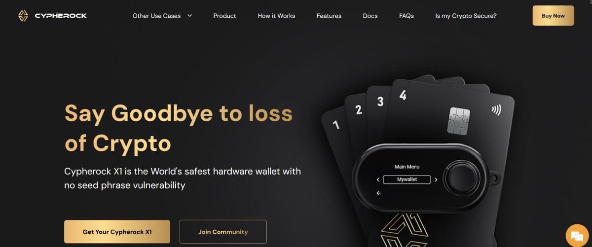 La cold wallet Cypherock wallet es una de las mejores del mercado en términos de seguridad
