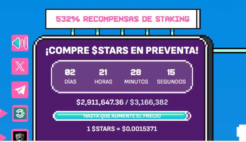$STARS logra superar los 2.9 millones en su recaudación