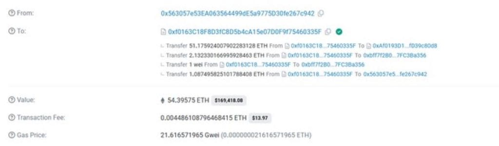 Detalles del hash de la transacción de Ethereum (Txhash) | Etherscan