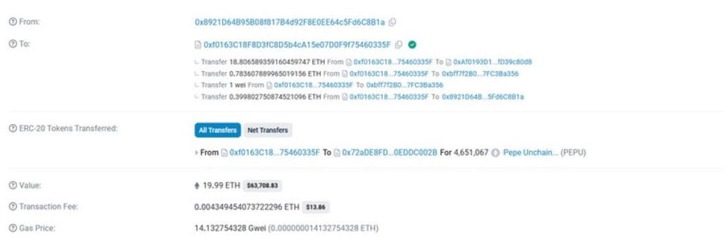 Detalles del Hash de Transacción de Ethereum (Txhash) | Etherscan