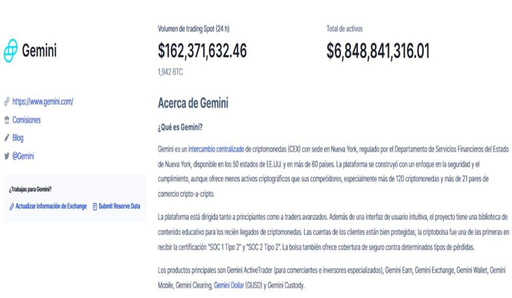El exchange cripto Gemini añade nuevas vías de pago para instituciones europeas