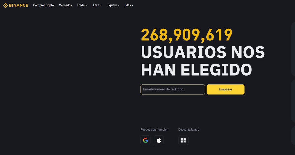 Cómo comprar criptomonedas en Chile: Binance