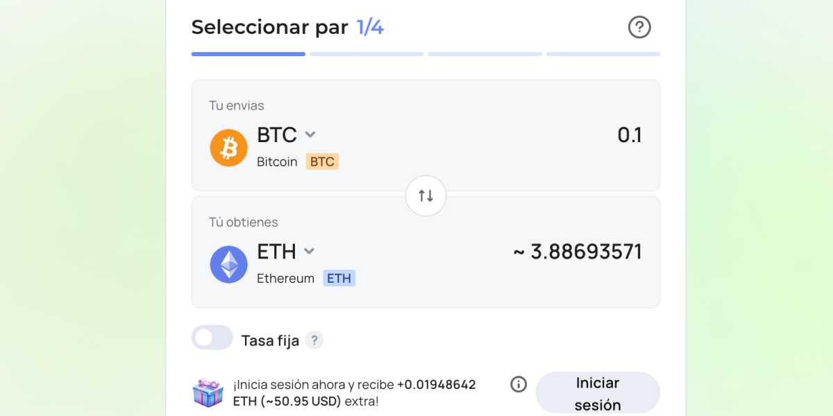 Changelly: exchange de criptomonedas CEX