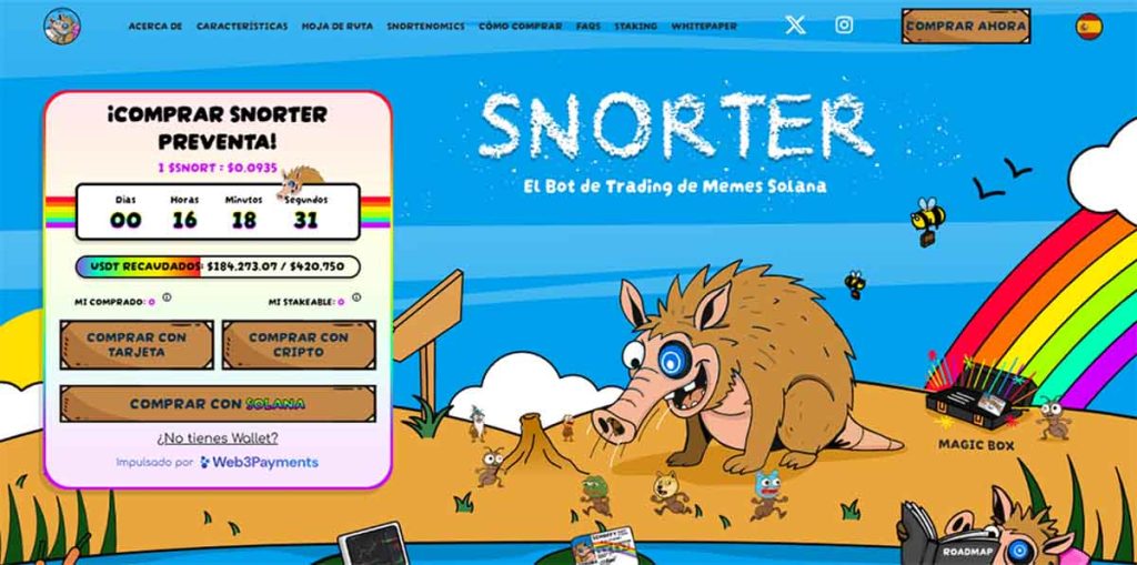 Snorter bot - el mejor bor de trading de memecoins de Solana