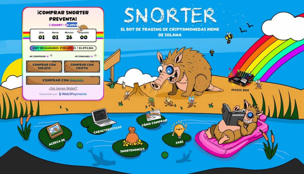 Pudgy penguins. SNORT es una de las mejores memecoins para comprar ahora