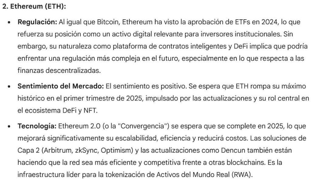 Gemini pone en segundo lugar a ETH