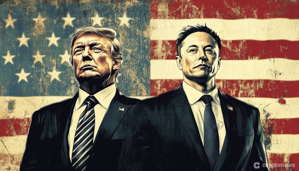Donald Trumpin hallinto on muodostumassa. Kuvassa Trump ja Musk.