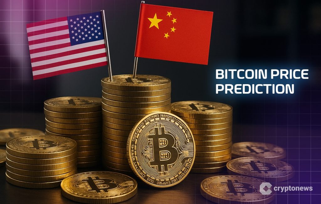 Bitcoin, usan ja kiinan liput