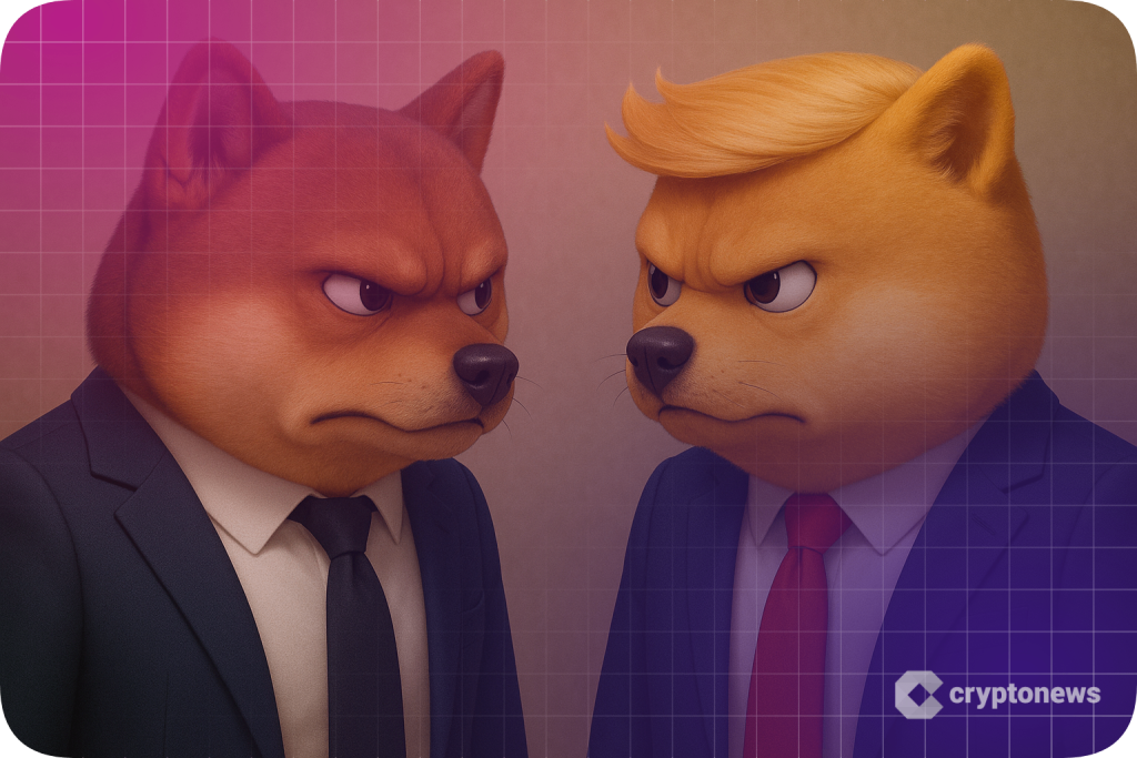 Trump, Musk Dogecoin-koirina.