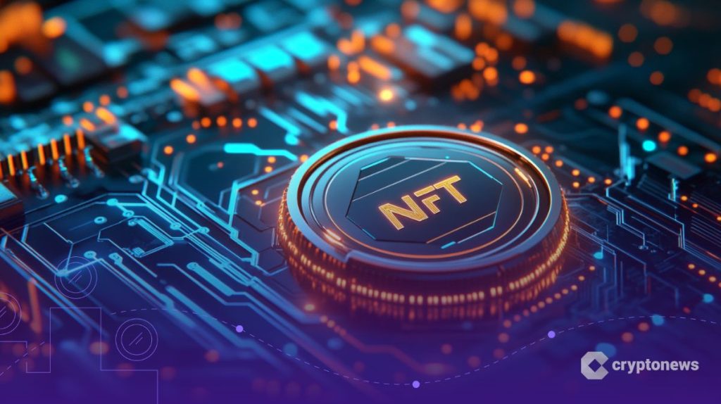 NFT-merkki virtapiirin päällä