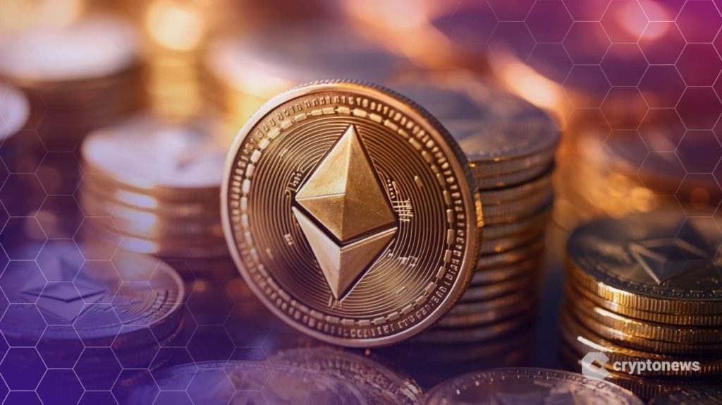 Ethereum kolikoita kasassa