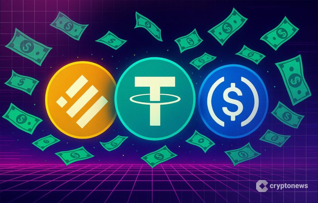 stablecoinit-logoja vierekkäin