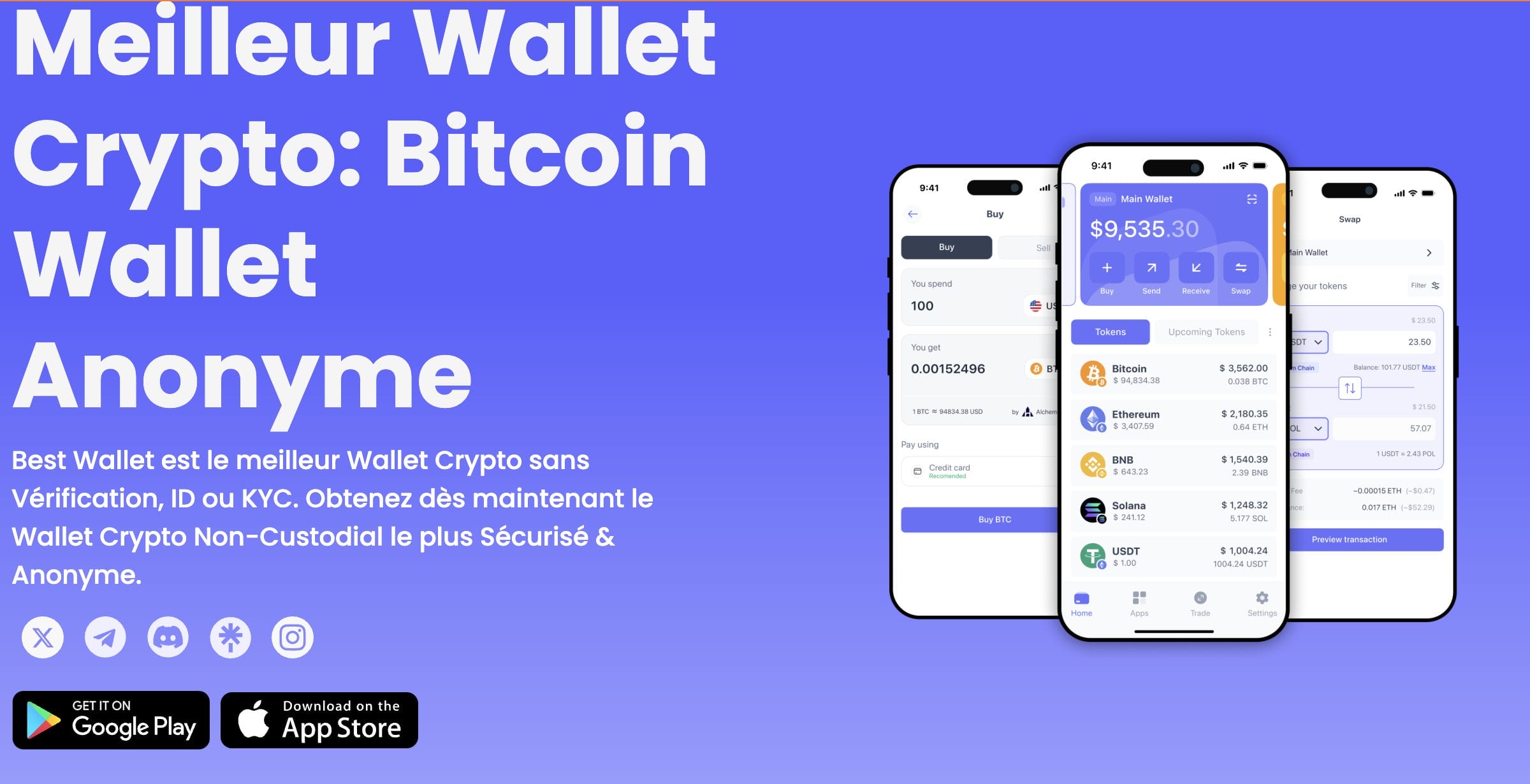 Les Meilleurs Exchanges Crypto Sans KYC en 2025 : Comparatif