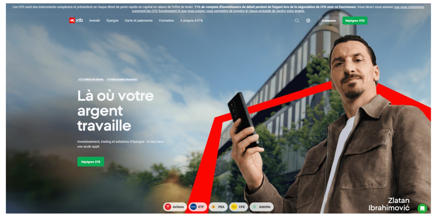 plateforme XTB