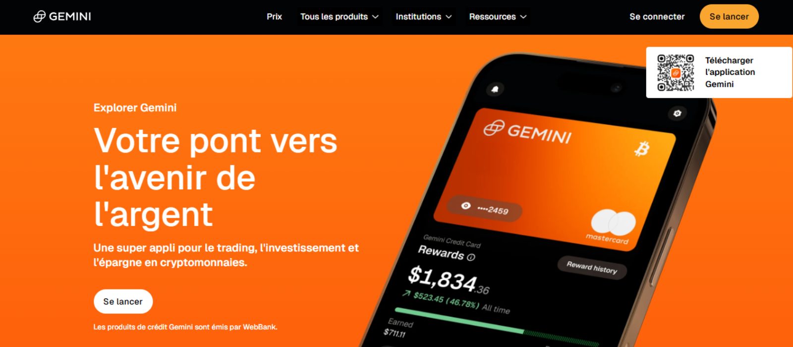 présentation gemini crypto
