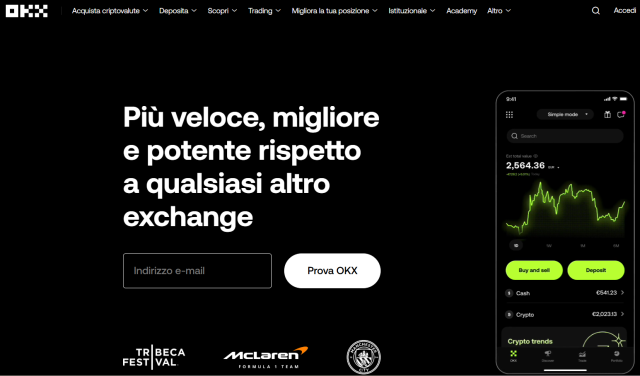Exchange crypto per principianti - OKX