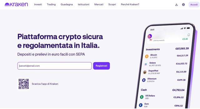 Migliori piattaforme per il trading crypto con leva - Kraken