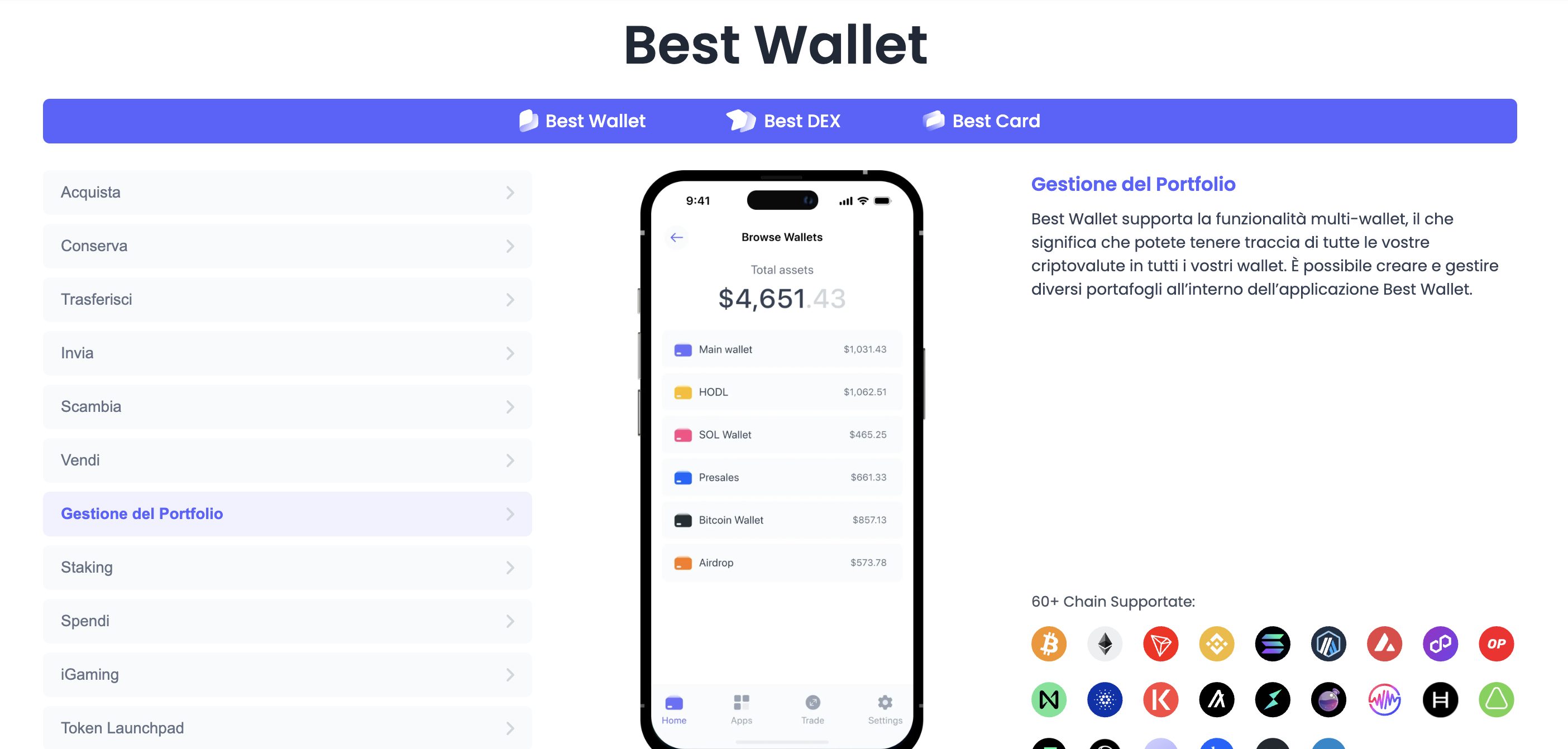 Listing di BEST