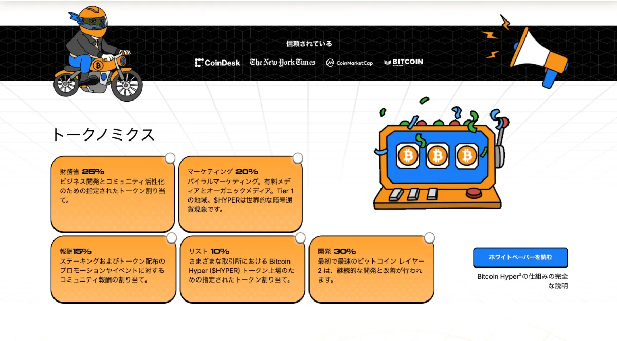 Bitcoin Hyperのトークン設計