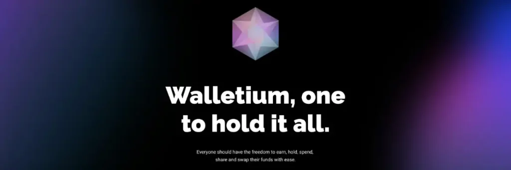 Walletium公式Xのヘッダー