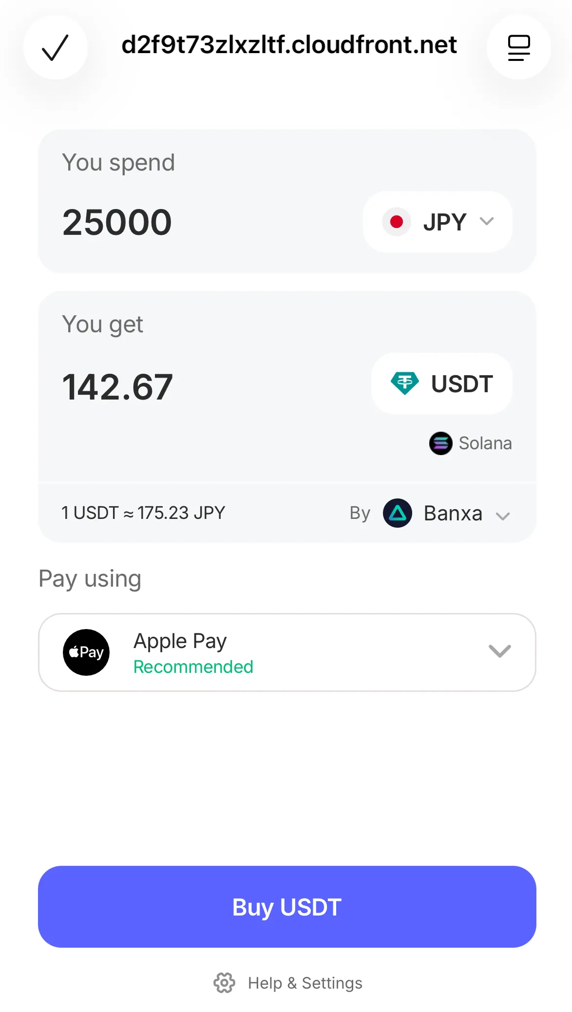 Best Wallet USDT（ソラナチェーン）