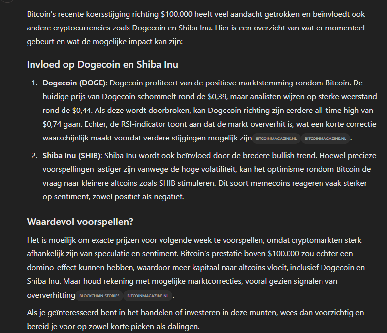 ChatGPT voorspelt Dogecoin en Shiba Inu koers