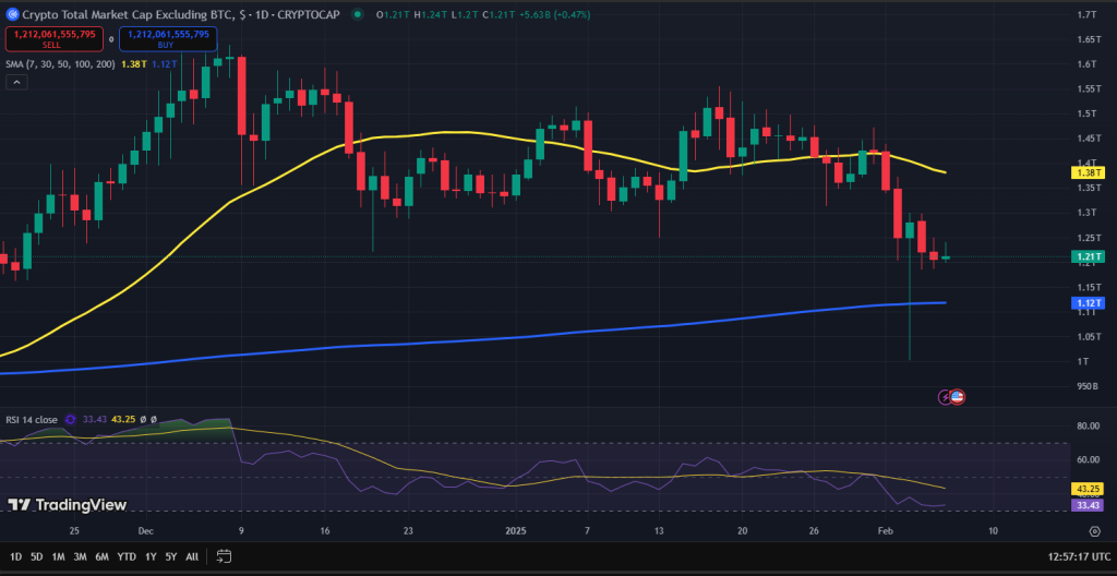 Altcoin market cap