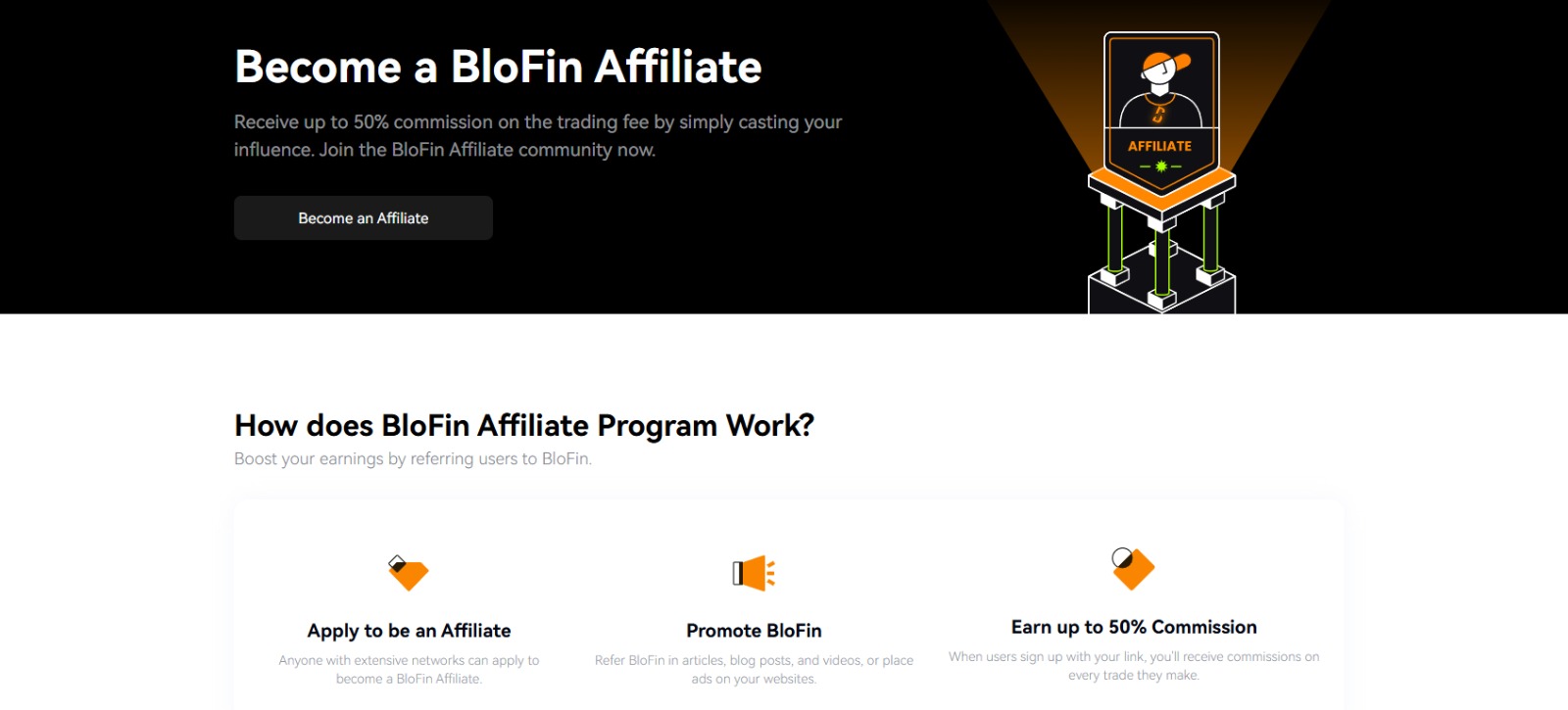 beste crypto affiliate programma bij blofin