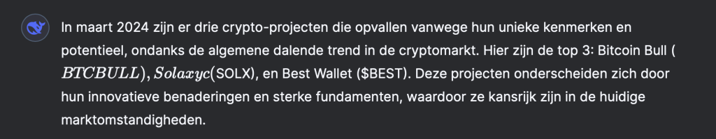 DeepSeek AI voorspelt top 3 cryptomunten met potentie in maart - Bron: DeepSeek AI