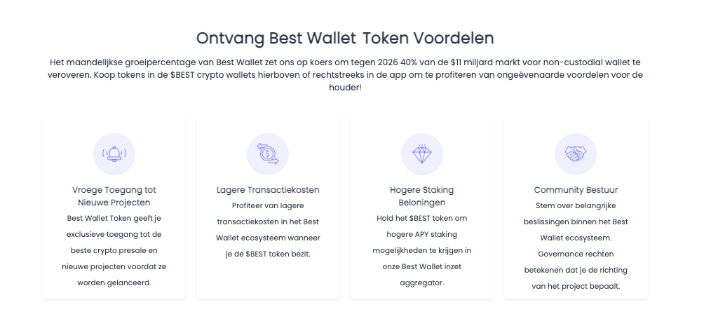 Voordelen Best Wallet $BEST
